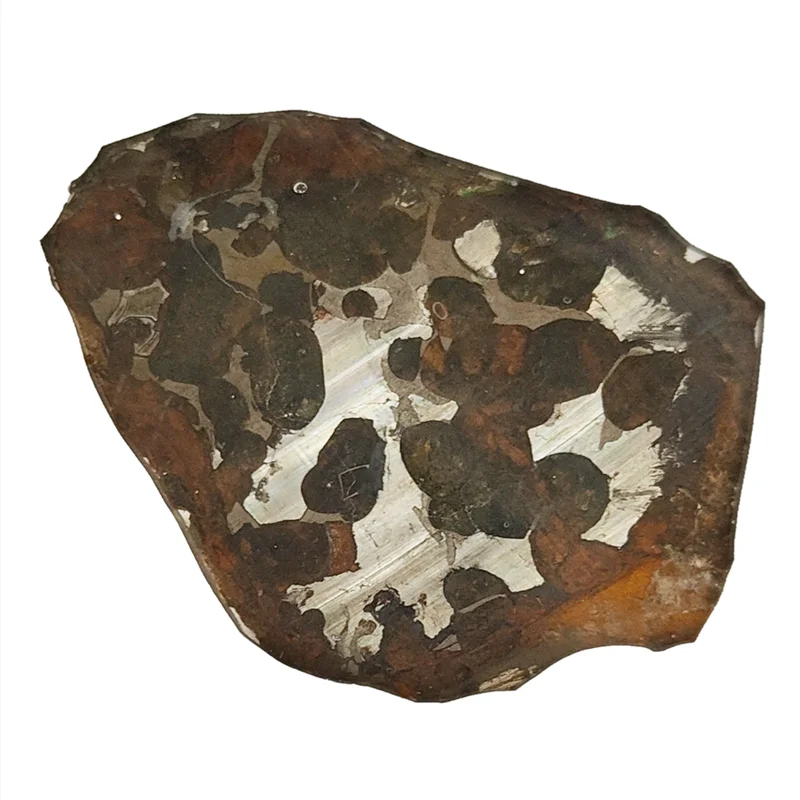 High Quality Olive Meteorite Slice Sericho Kenya Olive Meteorite Specimen Natural Meteorite Material Collection