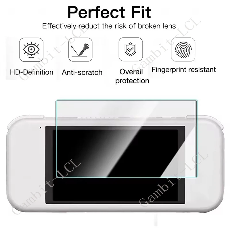 2-5PCS 9H Gehärtetem Glas Für Retroid Tasche 4 Pro Handheld Spielkonsole 4 zoll AUF Pocket4Pro pocket4 Screen Protector Abdeckung Film – Detail 2