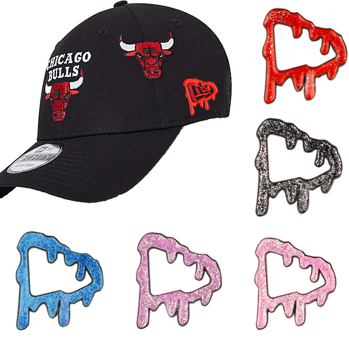 Mexican Style Hard Enamel Hat Pins Metal Lapel Badge Brooch for New Era Baseball Caps Club Fashion Decoration Collectible Supply