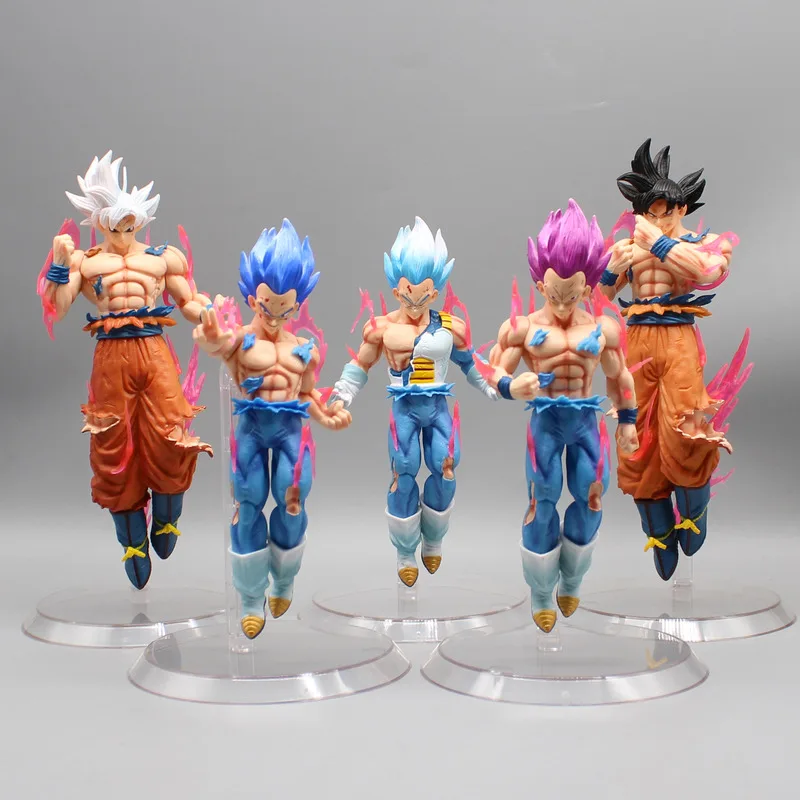 2024 New Dragon Ball Z Ultra Instinct Goku Vegeta Model Anime Figure Action Figures Gk Statue Collection Ornament Toys Boys Gift