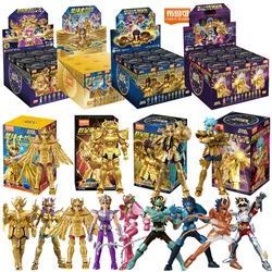 Blokees Gold Saint Building Block Saint Seiya Assembling Toys Shura Aiolos Hidden items Assembly Figure Children Birthday Gift