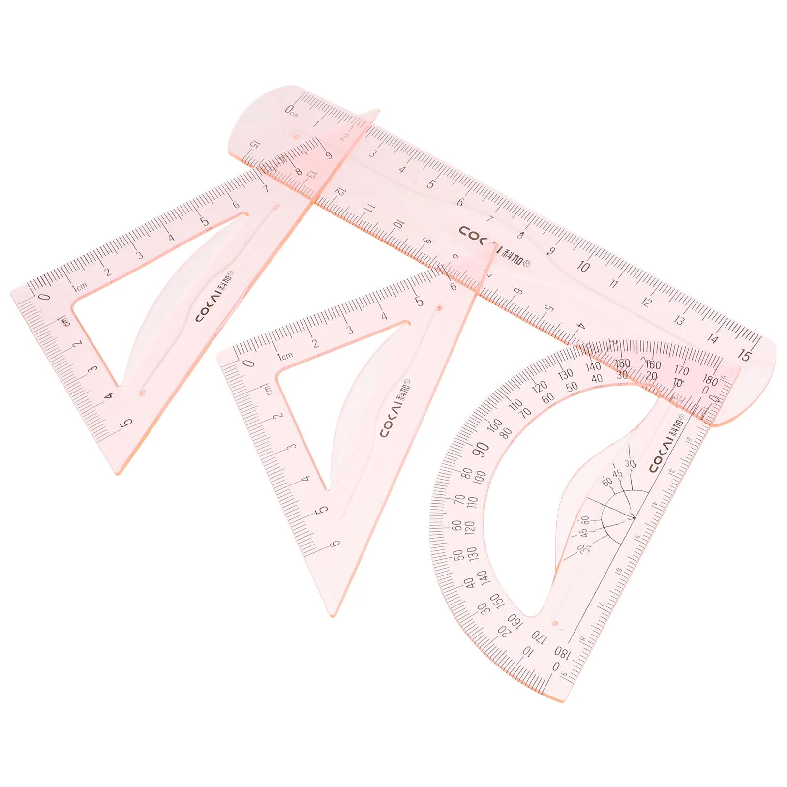 Soft Ruler Drawing Stationery Measuring Rulers Protractor Geometry Professional Drafting Multi-functional Triangle