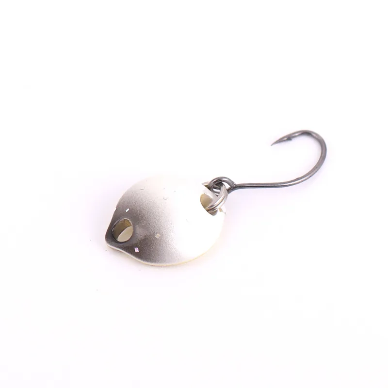 MUKUN 7 Teile/los Micro Forelle Löffel Angeln Locken 1,8g/14mm Harten Köder Künstliche Köder Kleine Harte pailletten Spinner Angelgerät – Detail 11