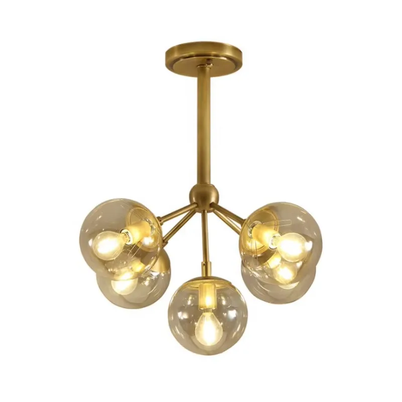 Rima Lighting Nordic Industrial Vintage Lamp with Glass Ball for Shop Restaurant Bar Home Decor