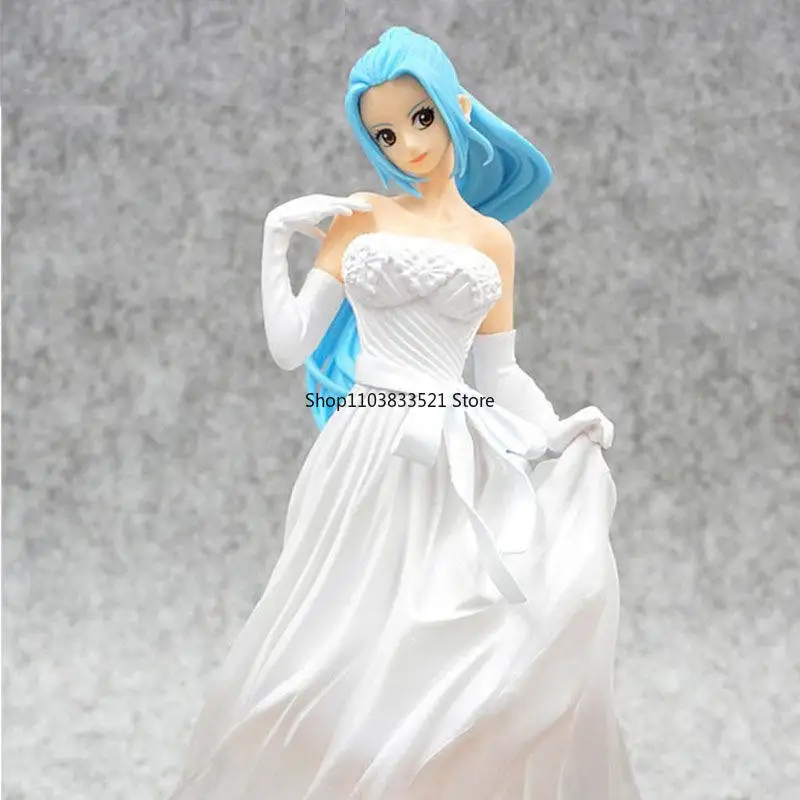 BANDAI Original Anime ONE PIECE LADY EDGE:WEDDING Nefertari Vivi, Character Action Model Desktop Ornaments