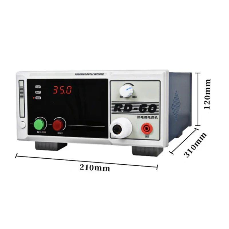 RD-60 thermocouple spot welding machine butt welding machine temperature measurement welding temperature line ball