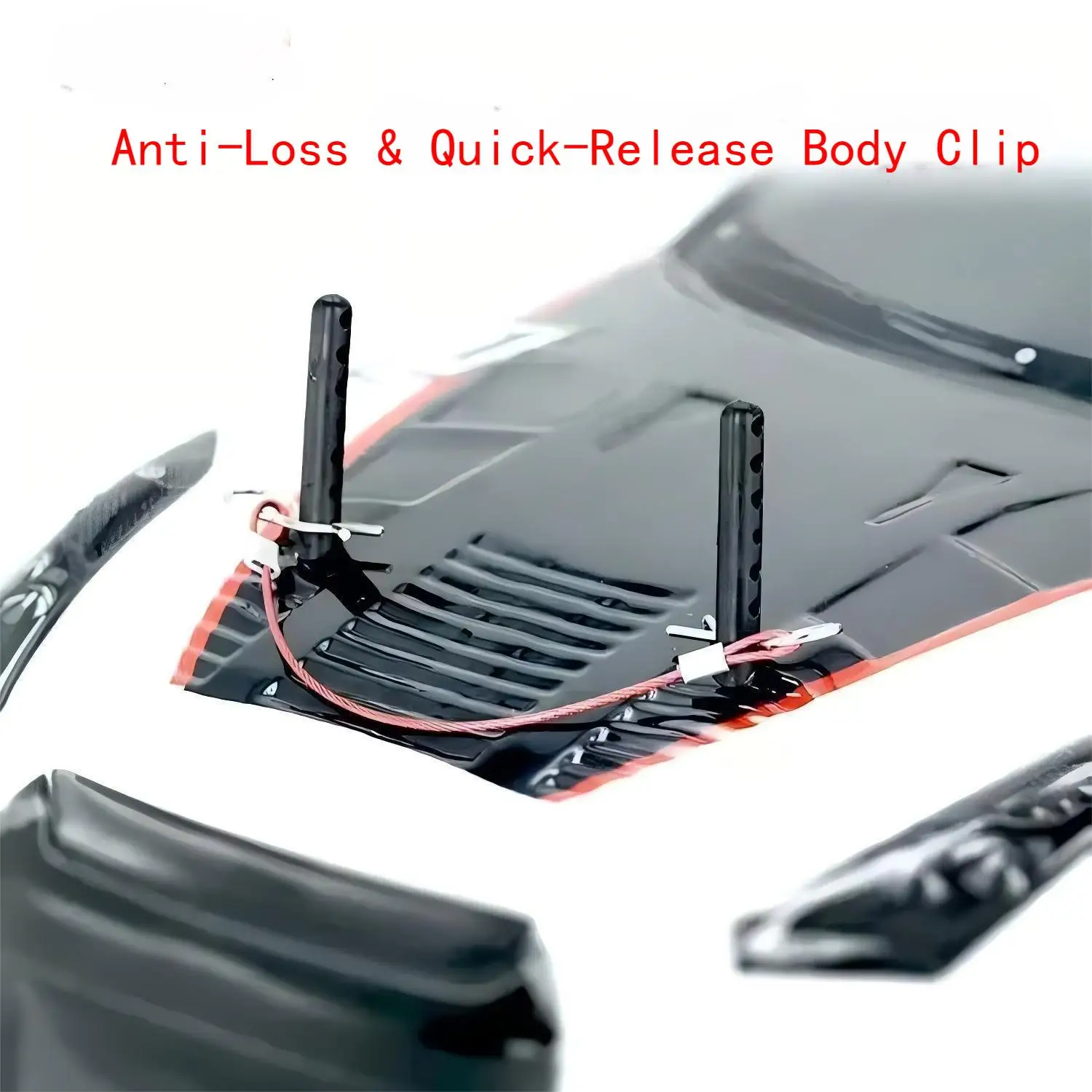 Colorful Anti-Lost Body Clips for RC Car | Upgrade Aesthetic Parts for Crawler Buggy Drift Trucks Upgrade Parts