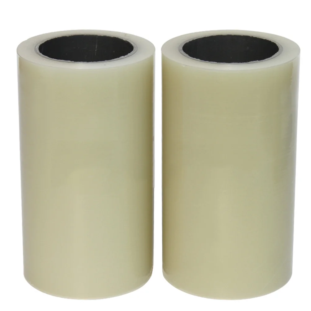 

1 Adhesive Disposable Transparent Shoes Plastic Film for Home Automatic Shoe Covers Dispenser (Width 15cm)