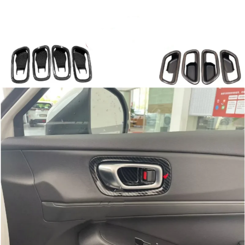 

Armrest Inner Door Handle Bowl Covers Trim Frame Accessories Decoration HRV ZRV For Honda XR-V ZR-V HR-V Vezel 2022 2023 2024