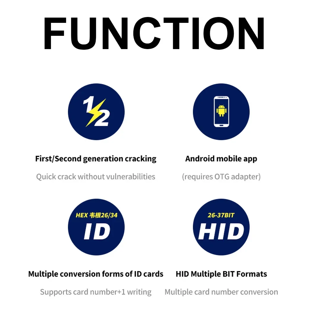 ناسخة تتفاعل NFC قارئ البطاقات الذكية مفتاح NFC العلامات بطاقة فك 13.56 ميجا هرتز برنامج مشفر 125 كيلو هرتز بطاقات العلامات الناسخ