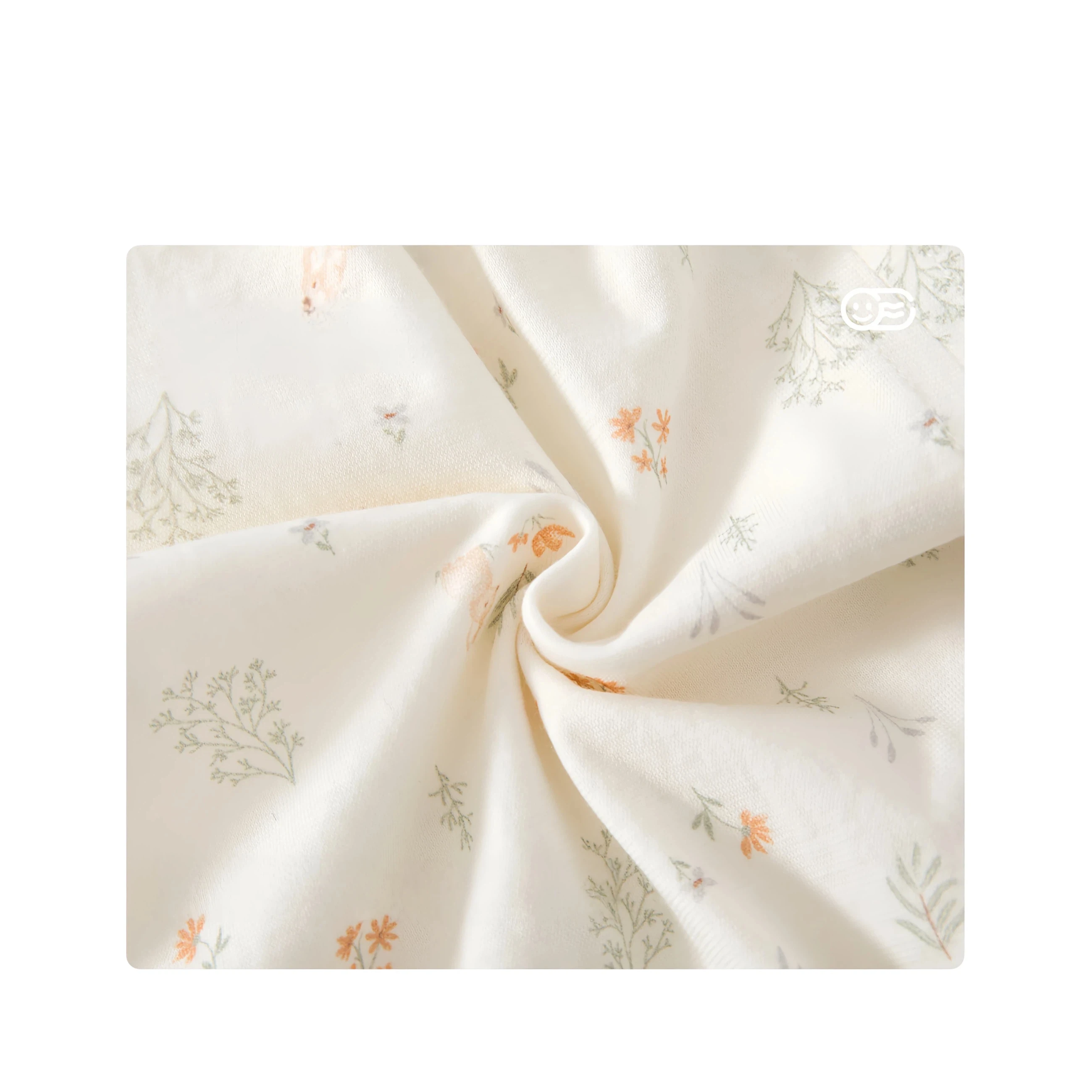 Newborn Baby Mosquito-Proof Pants 0-2 Years Old, Summer Thin Style, Big Bottom Pants, Class a Pure Cotton Breathable Floral Jogger Pants