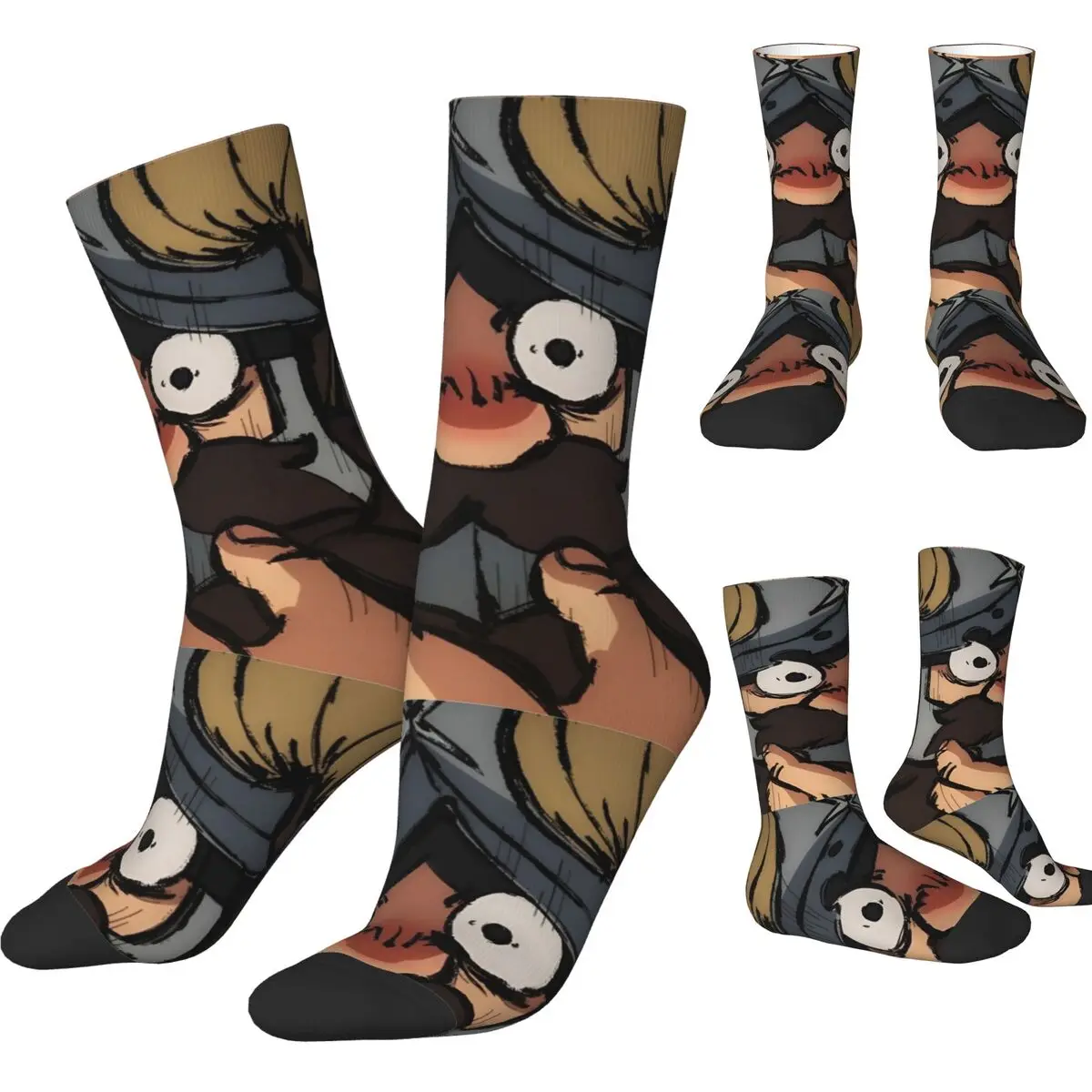 Dungeon Meshi Anime Delicious In Dungeon Socks Harajuku Stockings Autumn Anti Sweat Men Socks Soft Breathable Cycling Socks