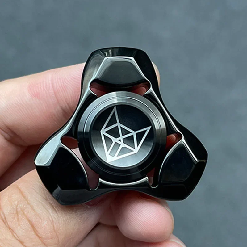 EDC-Mini Spinner Fidget en Métal en Acier Inoxydable, Jouet de la Meilleure Main, Décompression Antistress