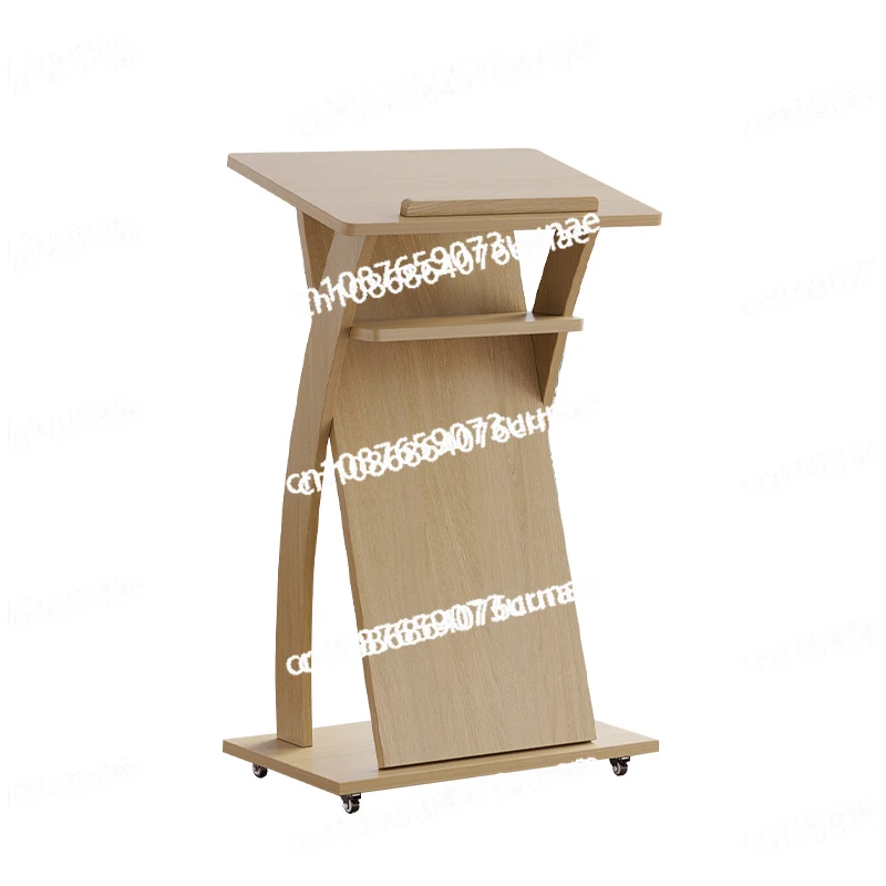 Lecture  Conference Room Lecture Table Lecture Solid Wood Host Desk Welcome Reception Movable