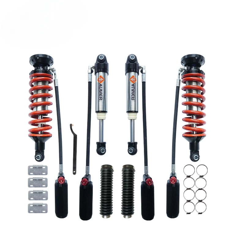 Aumer Pathfinder Compression Rebound Adjustable Suspension Shock Nitrogen Shock Absorber for Nissan Pathfinder R51 2005-