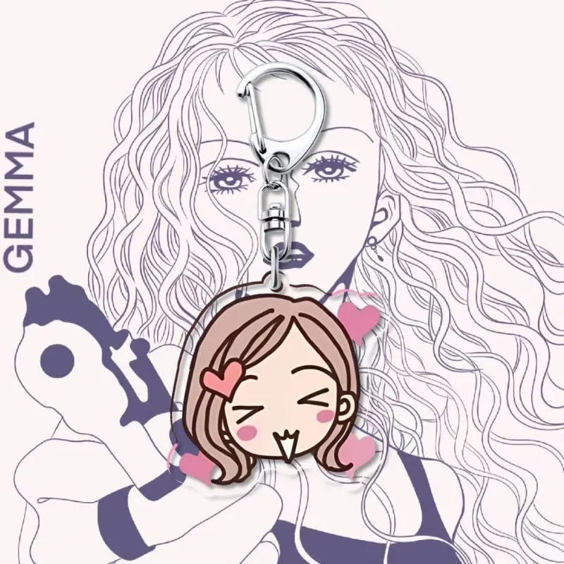 Funny Keychain for NANA Nana Osaki Hachi Ren Anime Acrylic Playful Vintage Edgy Cute Cartoon Backpack Pendant Gift for NANA Fans