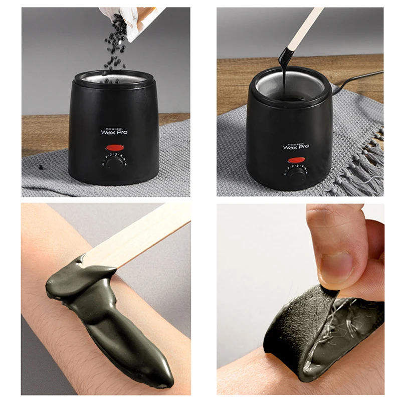 200ML Wax Heater Control Wax Melting Furnace Adjustable Temperature Rapid Heating Easy to Clean The Whole Body Epilator view 4
