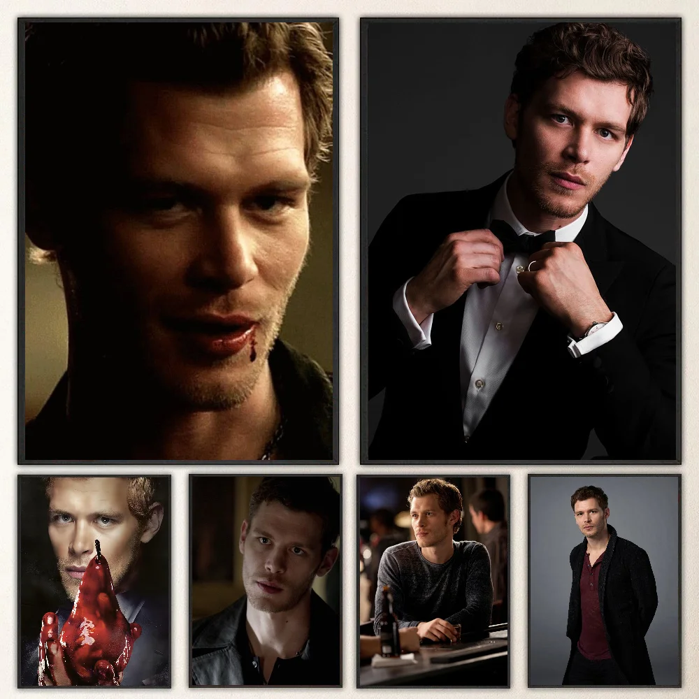 Klaus M-Mikaelson Poster Self-adhesive Art Waterproof Paper Sticker Coffee House Bar Room Wall Decor