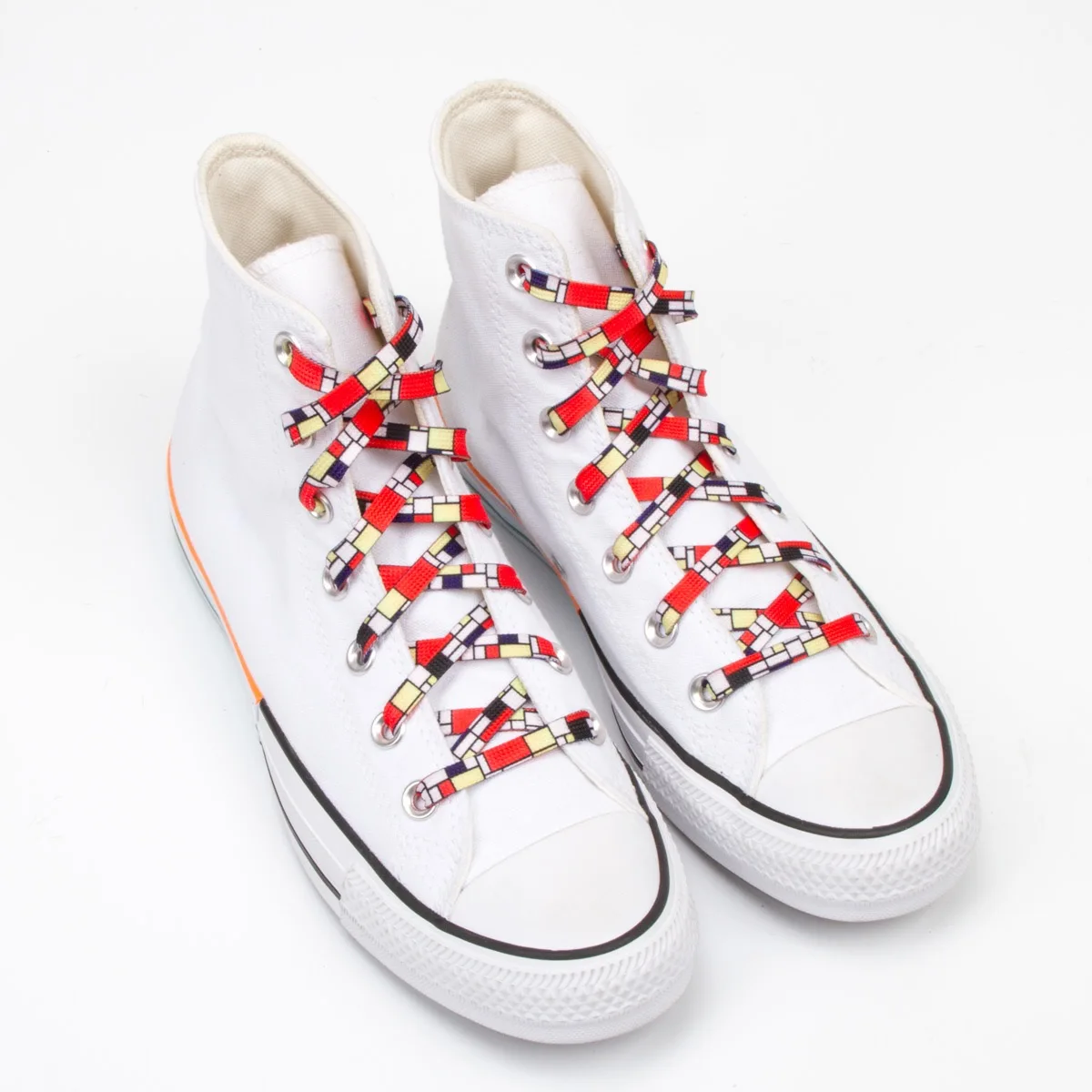 Flache Schnürsenkel für Schuhe, Freizeitschuhe, Sneaker, Canvas-Schnürsenkel, Sternenhimmel, Sonnenblume, für Mädchen, Surf-Wellen-Schnürsenkel – Detail 6