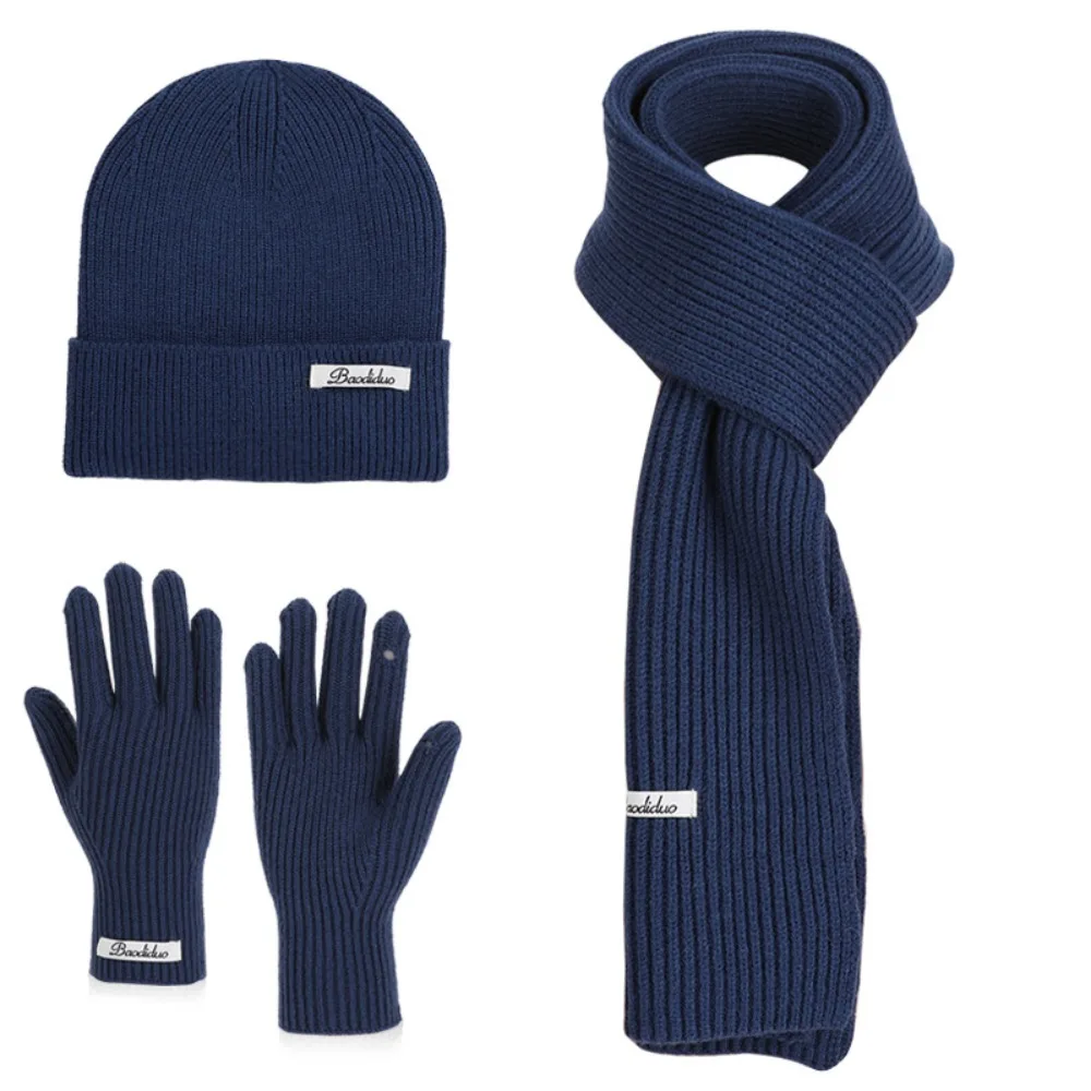 neck-protector-solid-color-hat-scarf-gloves-set-warm-wool-thermal-knit-cap-thicken-soft-winter-beanie-hat-skiing