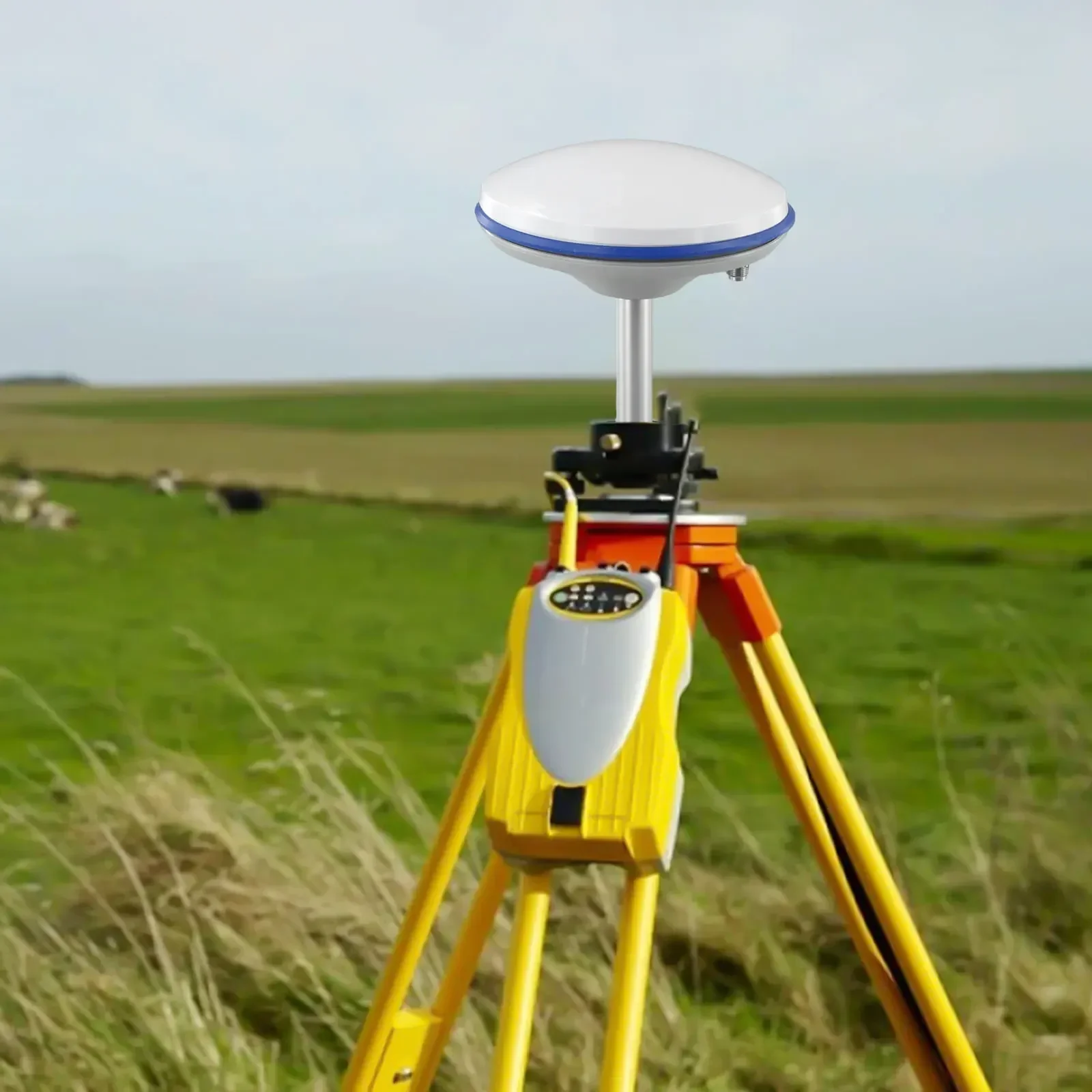 Obudowa anteny GNSS GPS GLONASS BDS S-BAND Precyzyjna obudowa anteny RTK GNSS Pomarańczowy silikonowy pierścień Sprzęt testowy Narzędzia