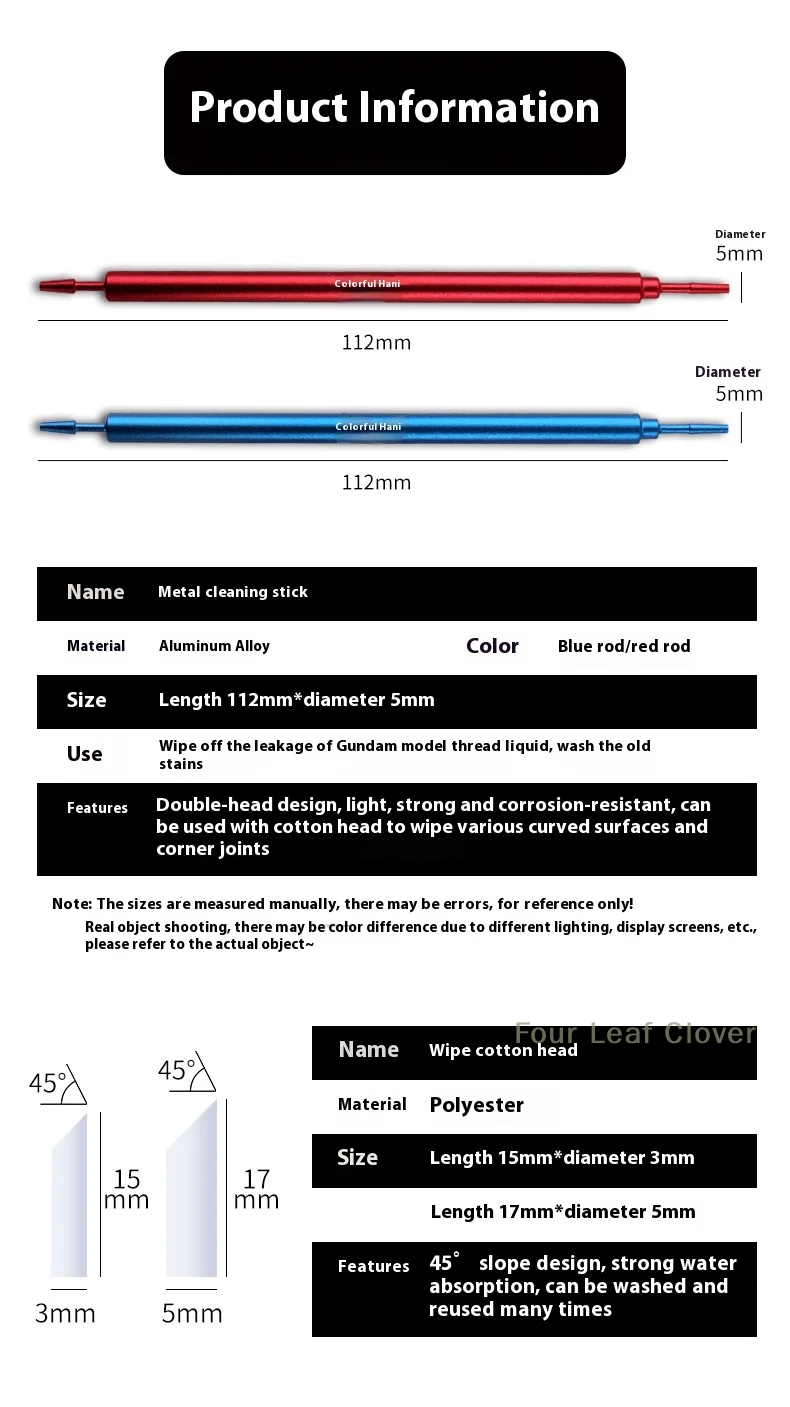 Assembly Model Cleaning Tools - Aluminum Alloy Panel Line Eraser Stick