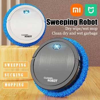 Xiaomi MIJIA 5-in-1 Smart Kehrroboter Mini Silent Staubsauger Sweep Mop Pinsel Multifunktions-Reinigungsmaschine für Zuhause