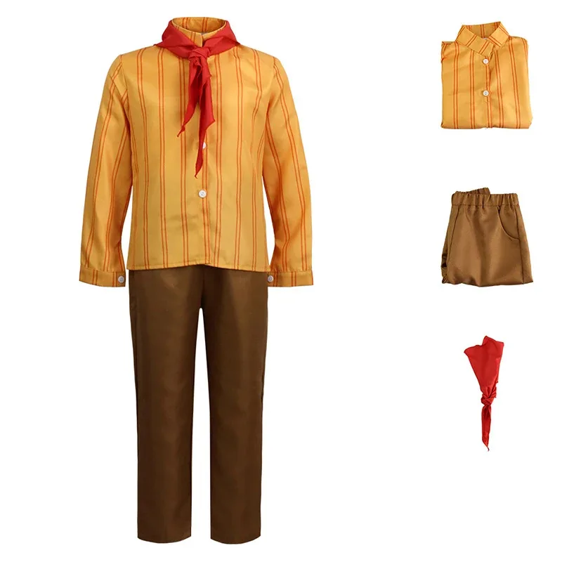 زي تنكري لفيلم إنكانتو أنطونيو مادريجال للأطفال الأولاد ملابس علوية للأطفال وسراويل وربطات عنق موحدة لحفلات أعياد الميلاد والهالوين للأطفال