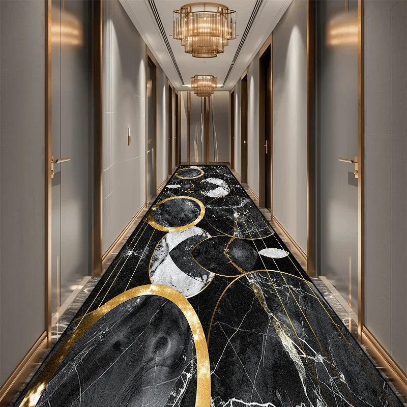 

Скандинавское мраморное украшение, длинный ковер для коридора, гостиной, роскошный коврик для бегуна, коврик для прохода в отеле, коврик для дома, комнаты, дверной проем, коврики для прихожей