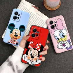 Soft Funda For Redmi Note 12 4G Phone Cover Mickey Daisy Donald Duck?Cartoon Anime Coque For Xiaomi Redmi Note12 Capa Shell Cute