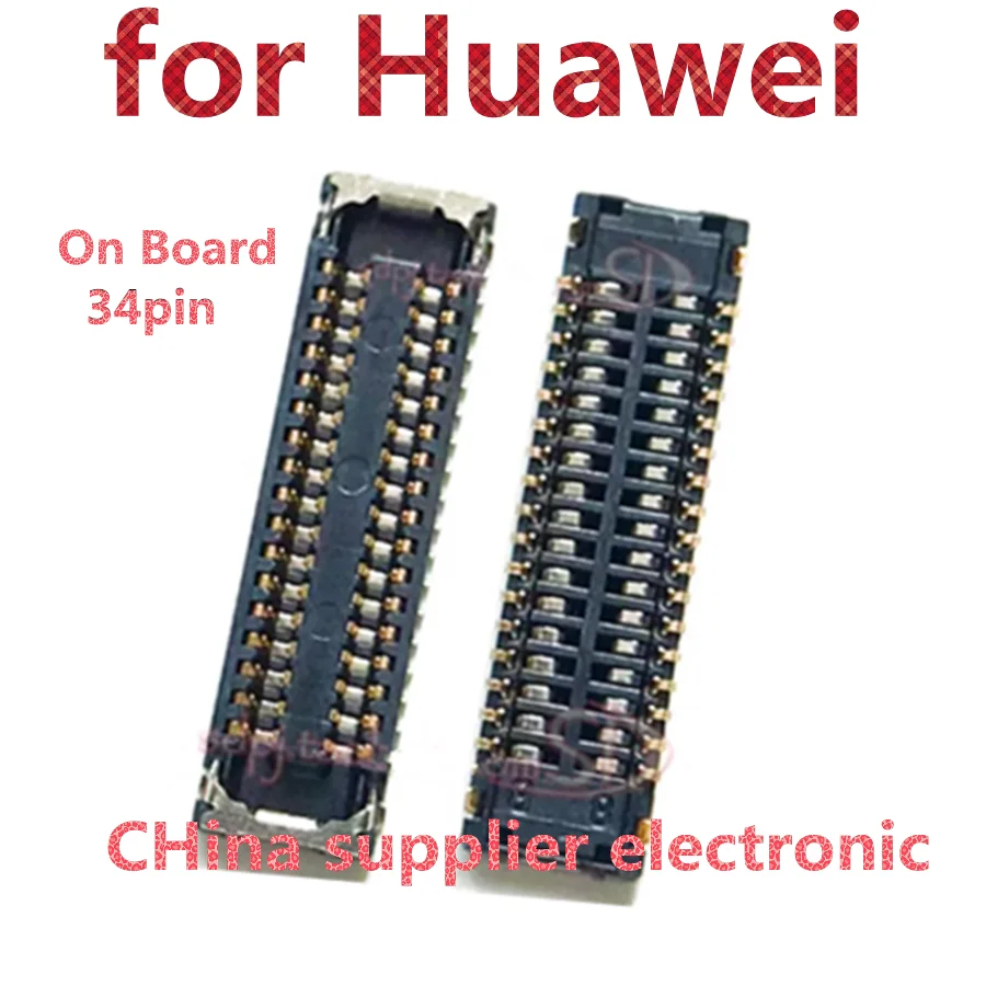 10-100pcs LCD display FPC Connector on mainboard/cable for Huawei 9S Y7 2019 Y7 prime 2019 Y6 2019 P smart + 2019 P smart 2019