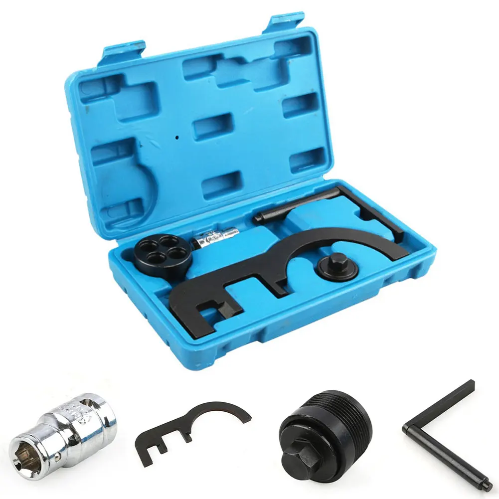 

0 5 шт. набор инструментов для цепи ГРМ двигателя автомобиля, набор инструментов для распределительного вала для BMW, N47, N57, набор инструментов для синхронизации двигателя, автомобильные аксессуары