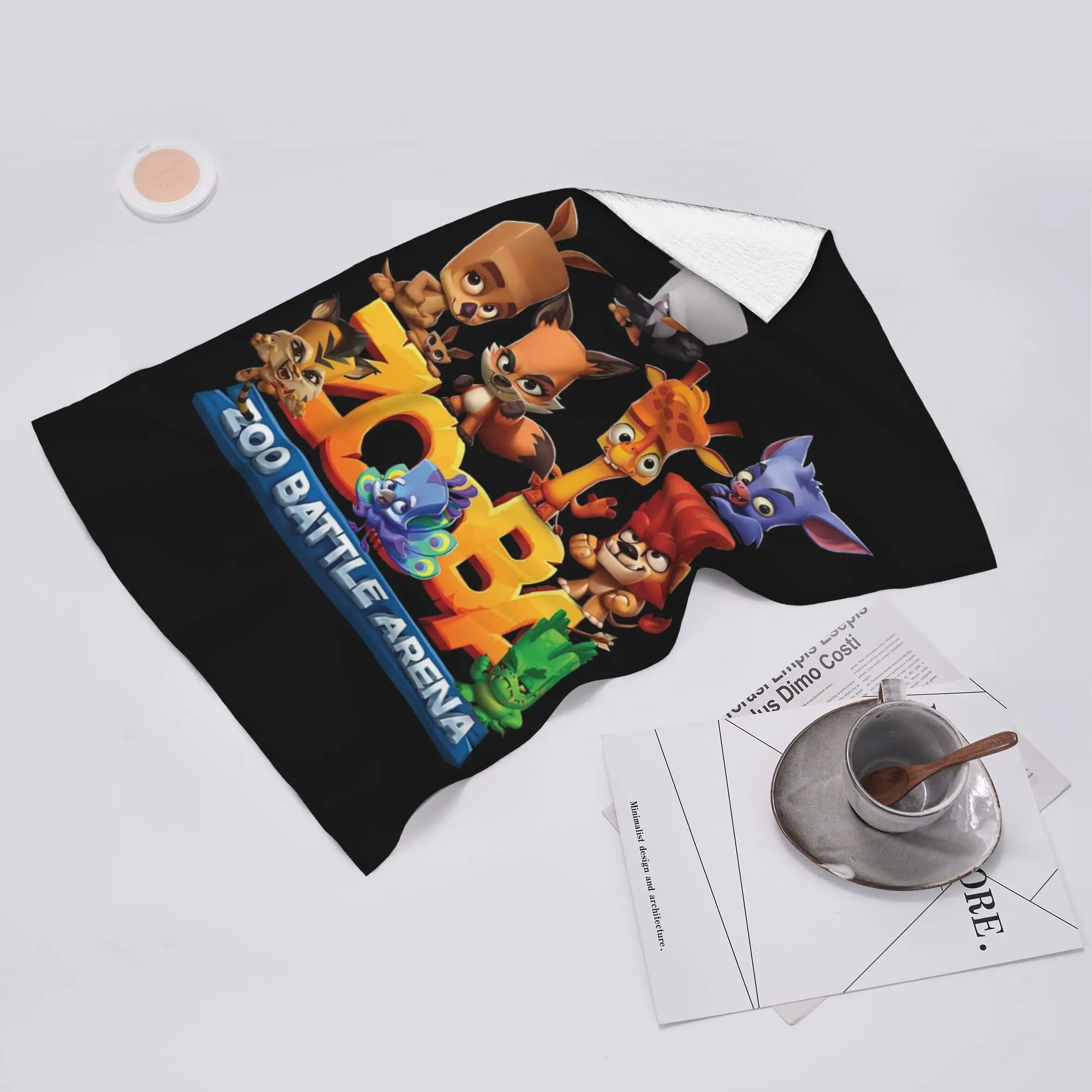 Custom Zooba Battle Arena - Happy Soft Face Towel Quick Dry Pool Bath Cotton Towels Breathable