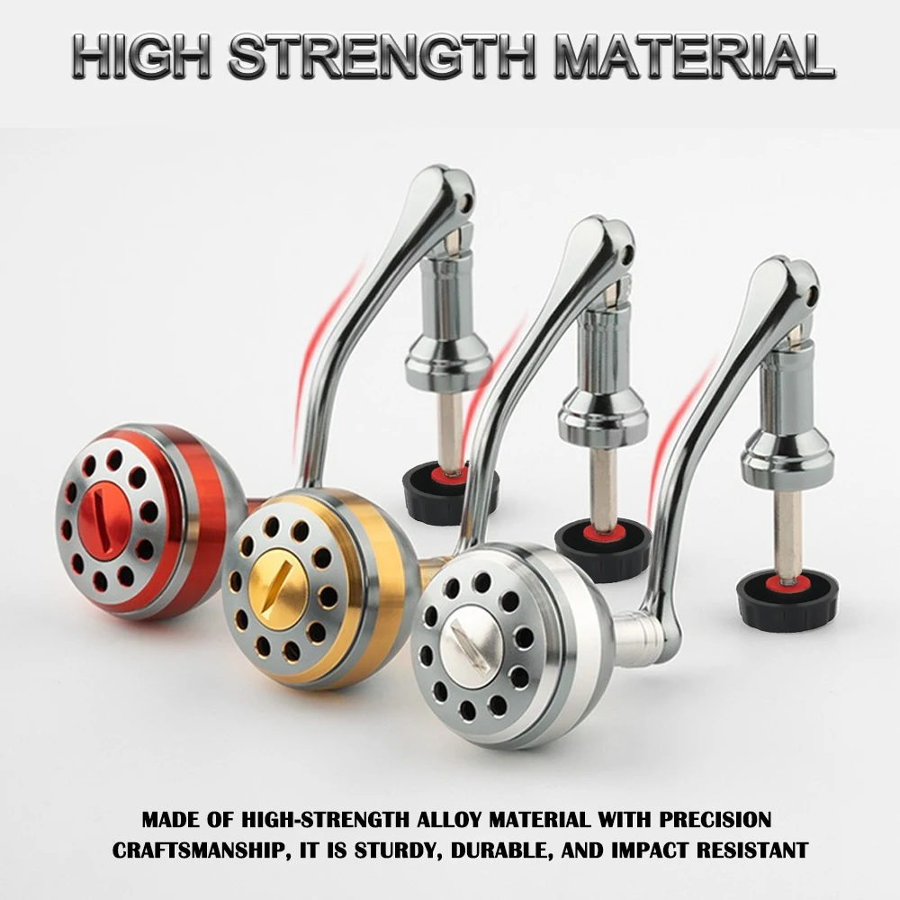 MBLN CNC Accessories Spinning Wheel Ball Grip Accessories Rocker Arm Fishing Reel Metal Fishing Reel Rocker Arm Handle
