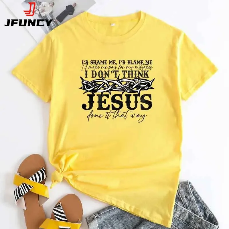 

JFUNCY Oversize Women T-shirts Korean Fashion Woman Tops Women's Clothing Harajuku Graphic Tee Shirts Female Short Sleeve Tshirt