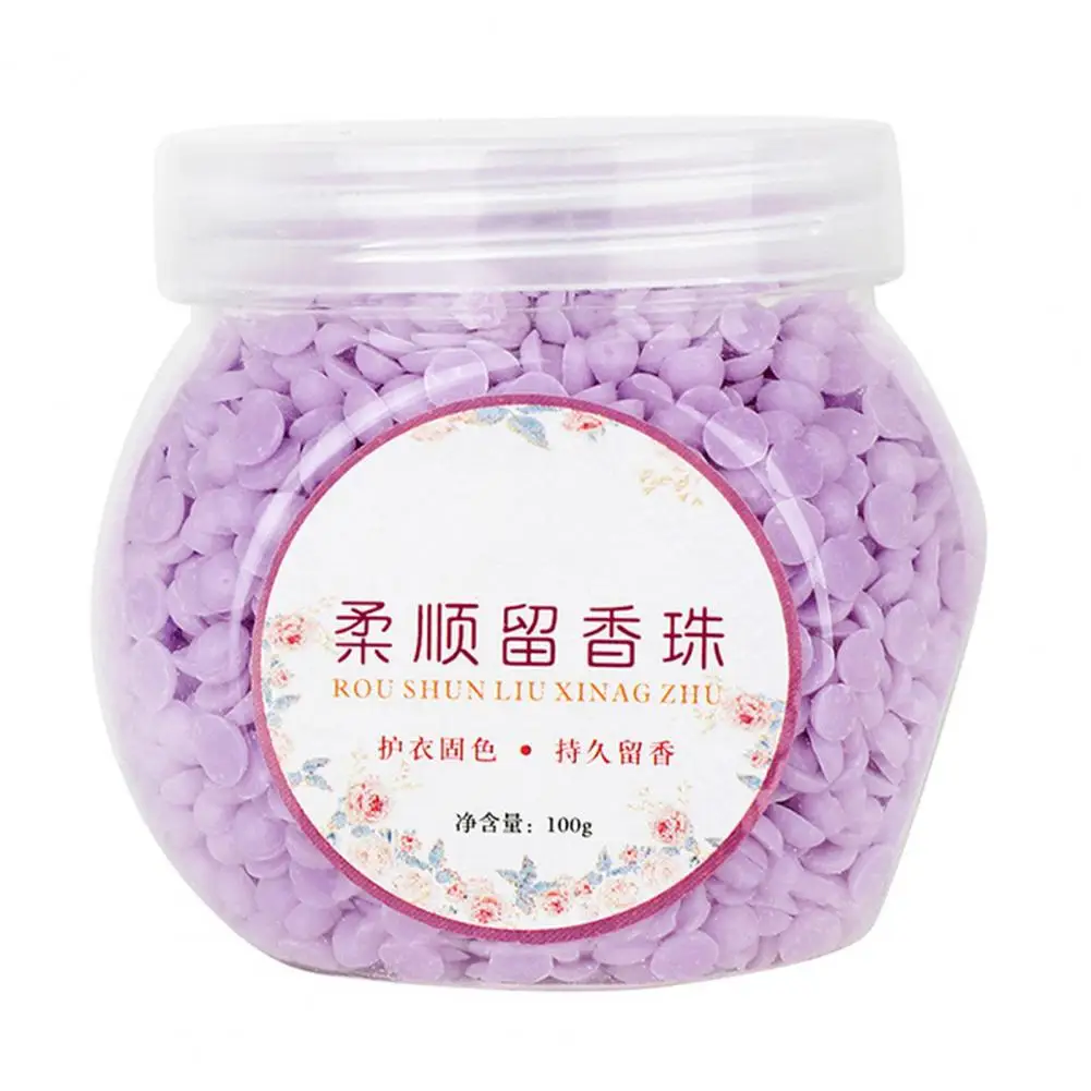 100g/Box Clothes Scent Beads Boxed Laundry Fragrance Beads Long Lasting Increase Aroma Refreshing Softener Beads Softener