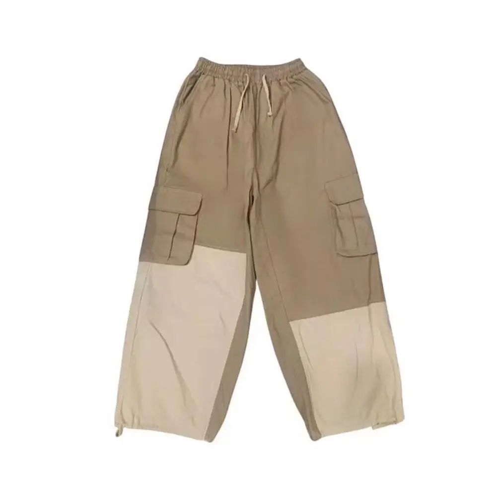 Trendy Baggy Pants Drawstring Cool Men Trousers Korean Style Loose Baggy Pants