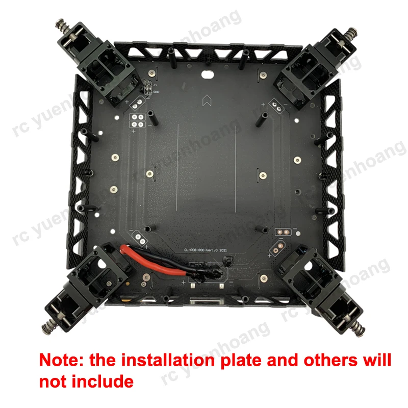 Abrazadera de brazo plegable de aleación de aluminio, Base de conector de junta de tubo de paraguas Horizontal para accesorio de marco de Dron multirotor, 20mm, 1 Uds.