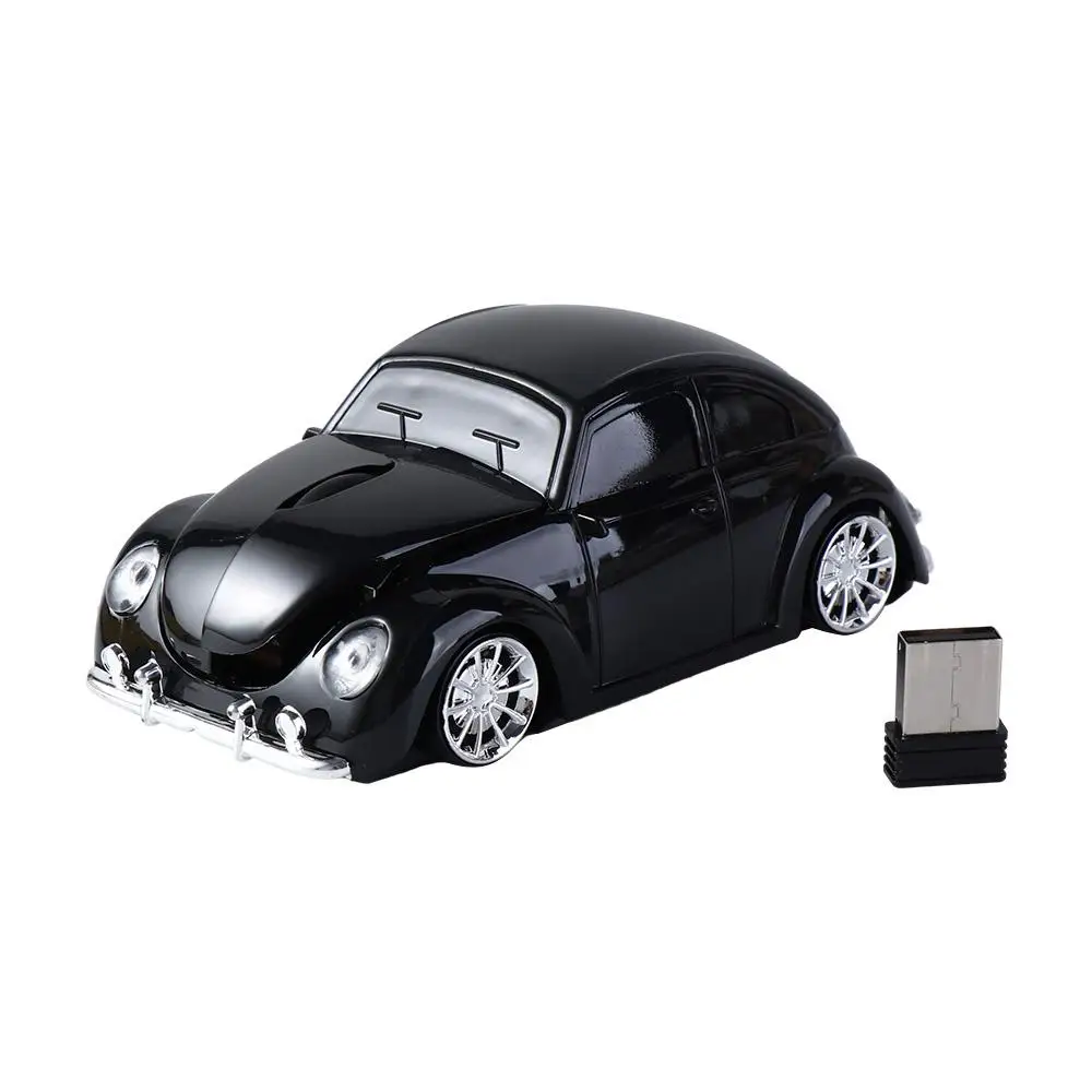 Car Shape Wireless Mouse with Receiver Wireless Computer Mouse 1000DPI AAA Batteries Power Optical Computer Mause