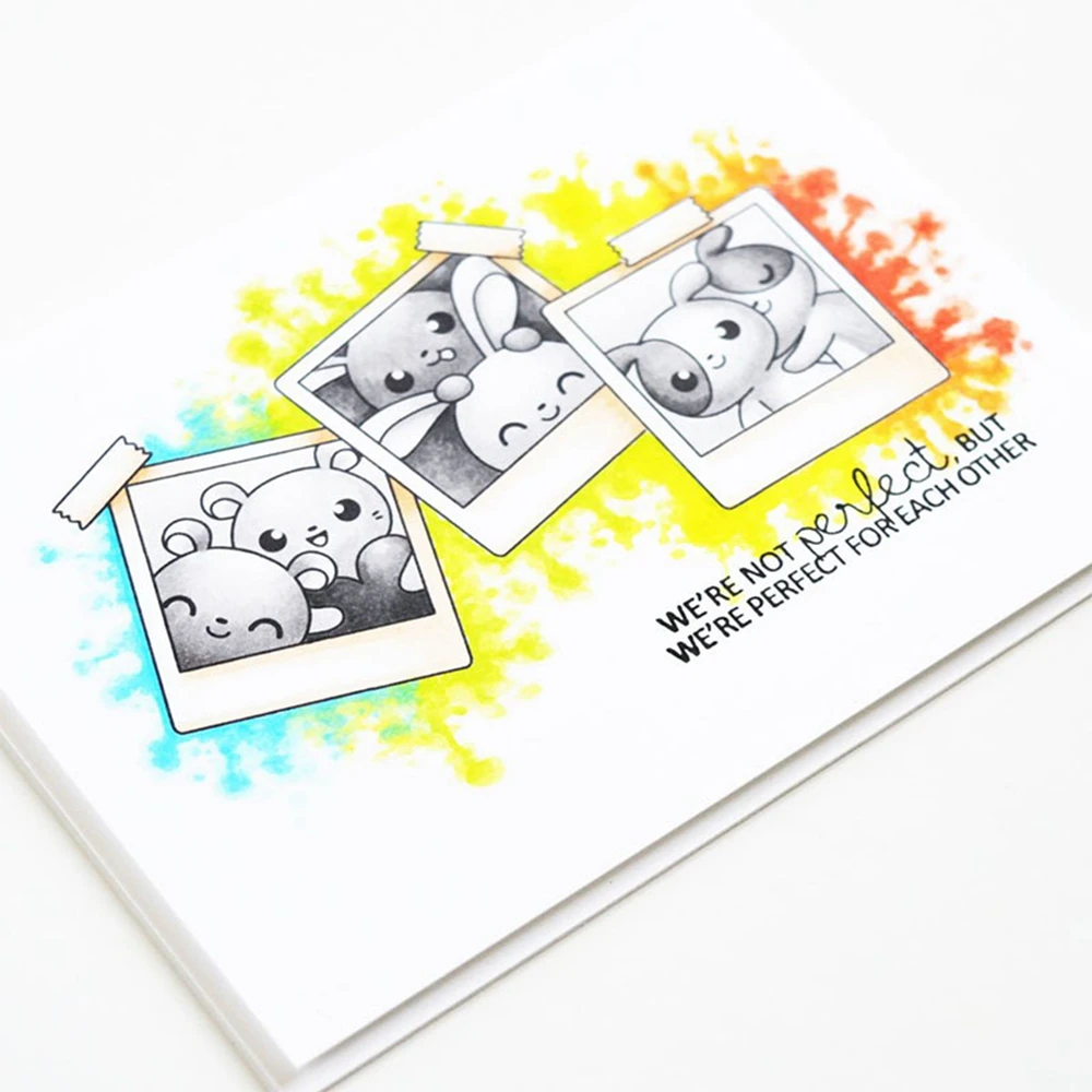 Happy Everything Saying Stuff Adore You Sentiments Clear Stamps For DIY Craft Making Art Card Photo Album Scrapbooking Decora