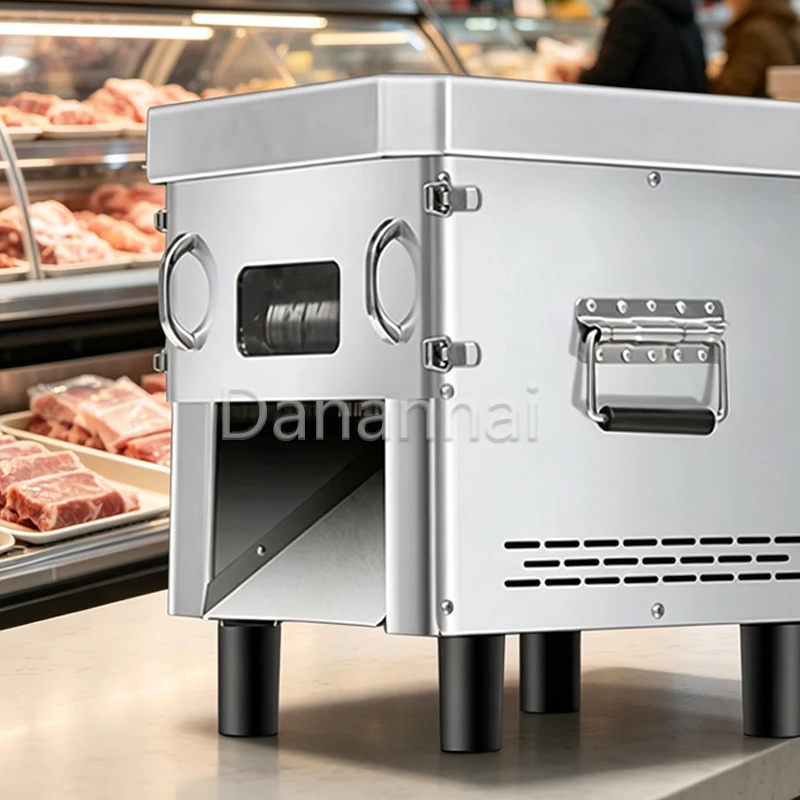 Commercial Automatic Meat Cutter Electric & Hand Operated Stainless Steel Vegetable Shredder for Kitchen