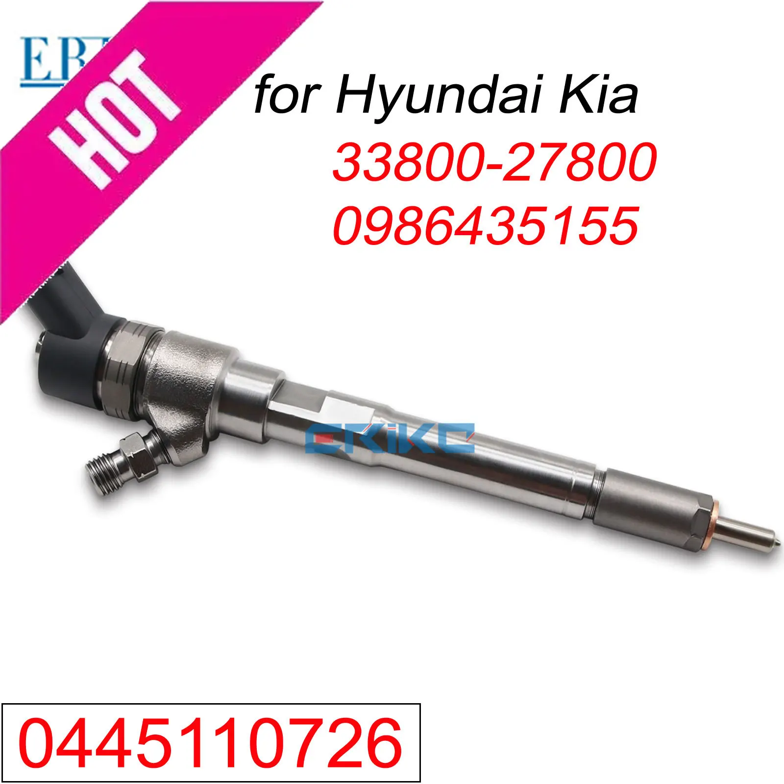 0445110726 DIESEL INYECTOR 0 445 110 726 COMMON RAIL INJECTOR 0445 110 726 for Hyundai Kia 33800-27800 F00TE0254H F00TE02540