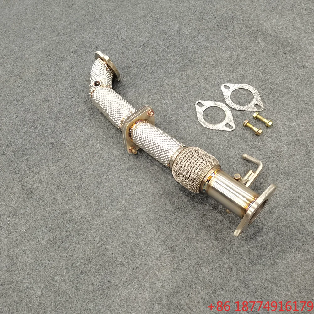 

Heat Shield Factory OEM MM Downpipe for VELOSTER 1.6/1.6T 2012-- Racing Stainless Steel Exhaust Downpipe