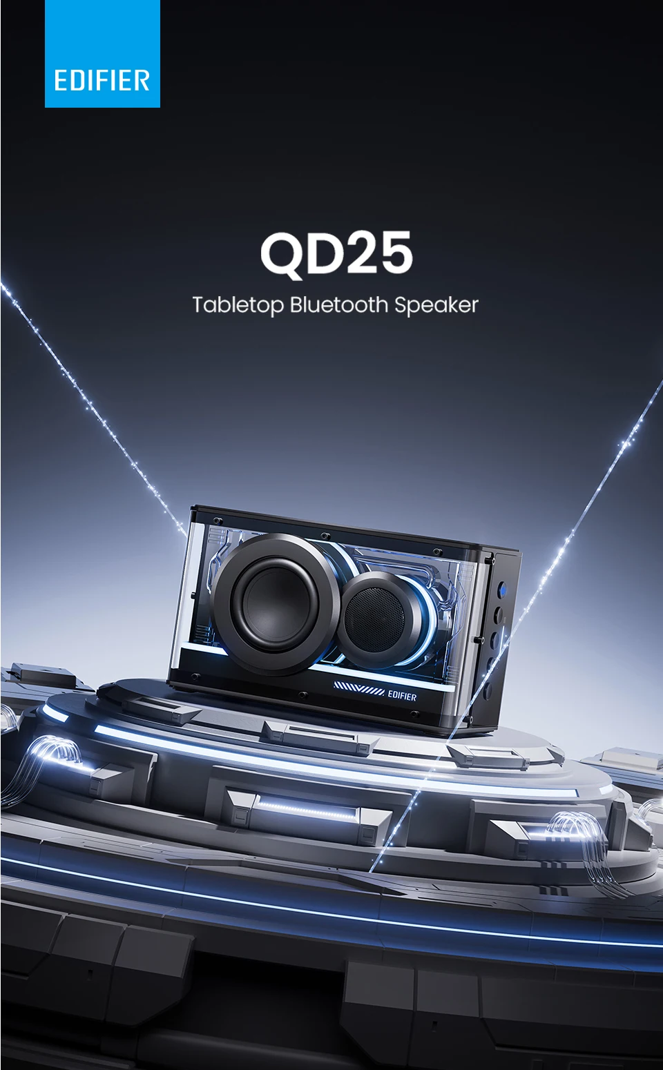 Edifier QD25 haut-parleur Bluetooth boîte de son de table Audio