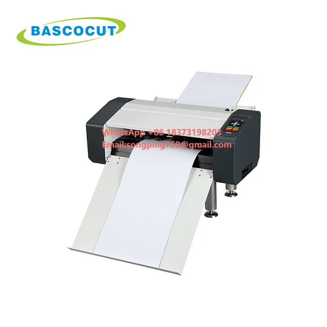 Bascocut Computerized Paper Cutting Machine Contour Cutting High Core Components Including Motor Engine Label Sheet Cutter