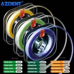 AZDENT-tira de pulido de resina Dental, tamaño 50 μm, 30 μm, 20 μm, grano medio y fino grueso para dentistas, 6 m/rollo, 4mm