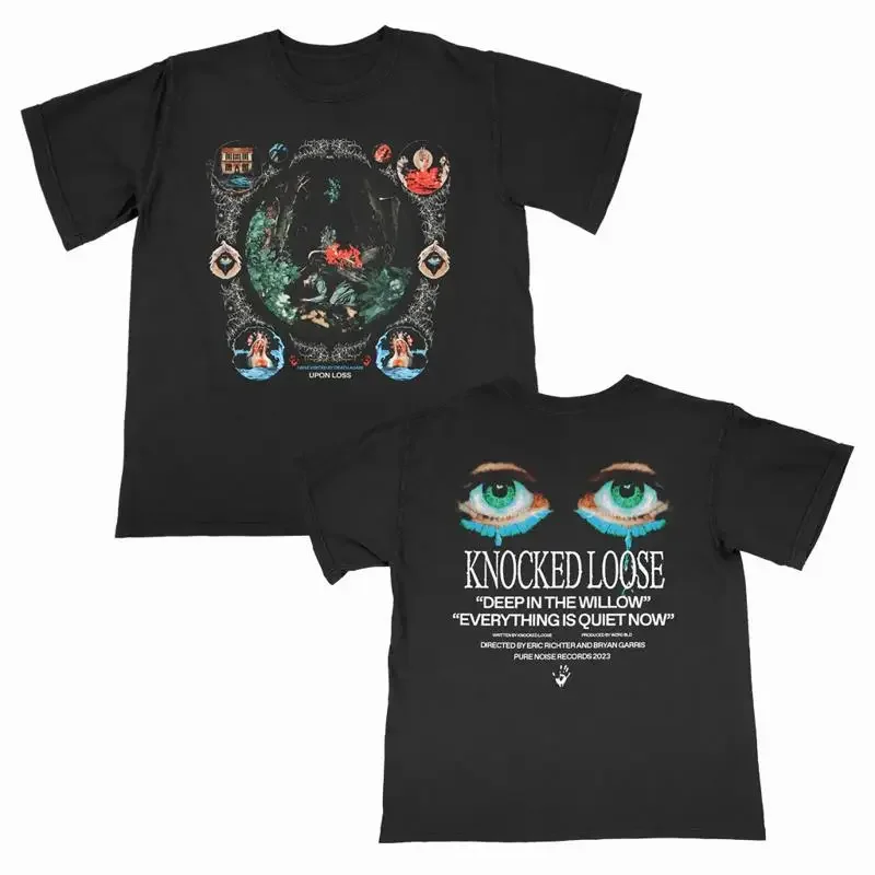 2 sides KNOCKED LOOSE UPON LOSS T Shirt Black S 2345XL 1V0197