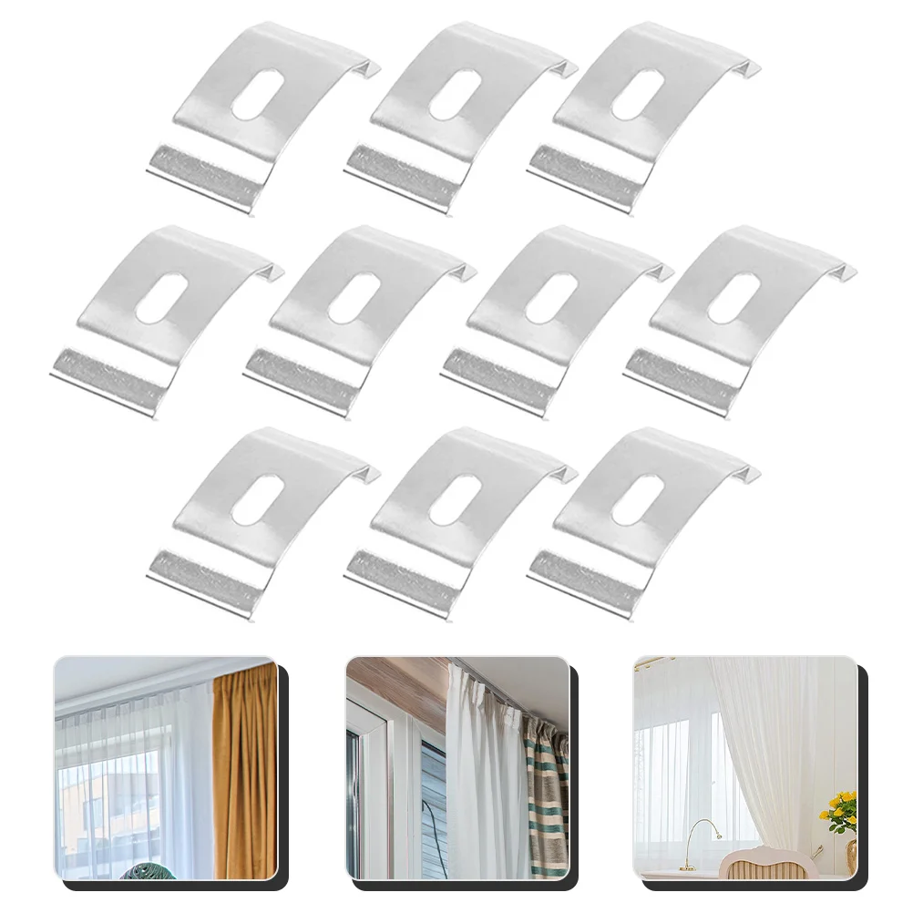 

Vertical Blinds Brackets Curtain Installation Code Rods Louver Ceiling Hanger Clips White Metal for