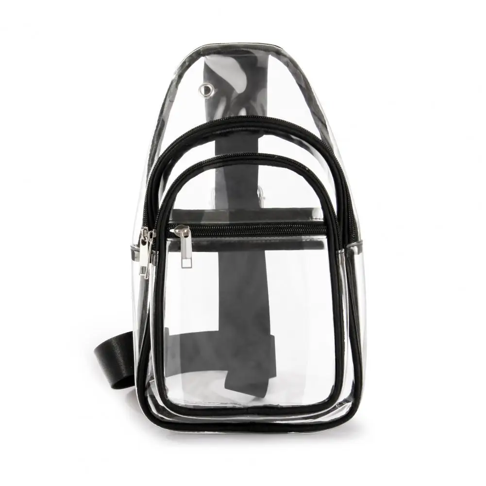 Transparent Crossbody Bag Stadium Approved Bag Sports Shoulder Bag Sunglasses Storage Holder Women Men Adjustable Shoulder Strap