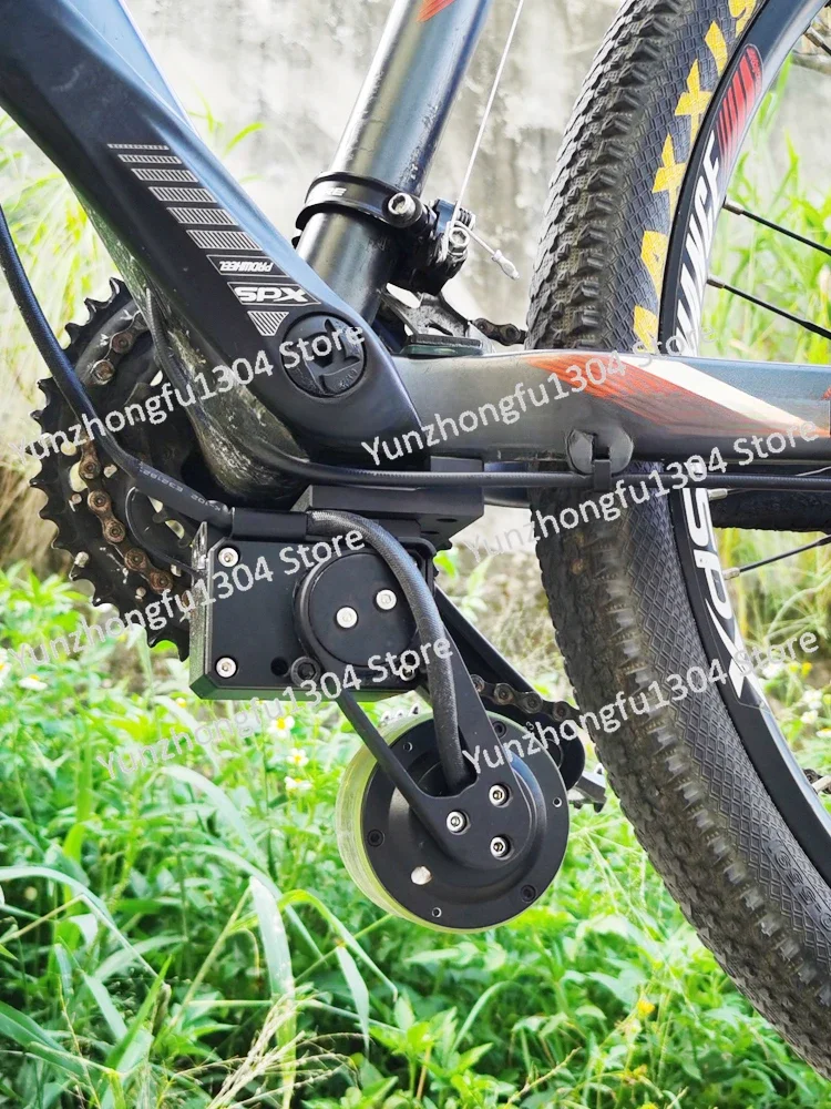 

Power bicycle modified with electric booster, mountain bike modification kit accessories, 48V 350W battery, central motor